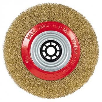 Disque brosse pour touret à meubler combiné