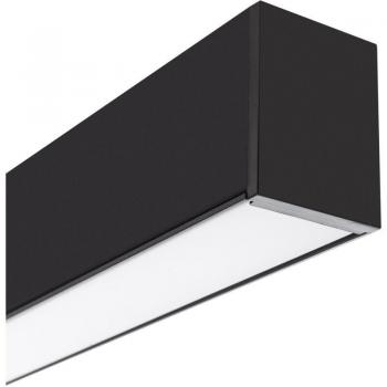 LED-Linearlicht Luxor 36W UGR19 Schwarz