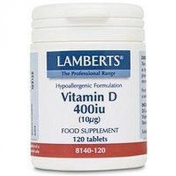 Lamberts Vitamina D3 400UI (10mg) 120 (8140)
