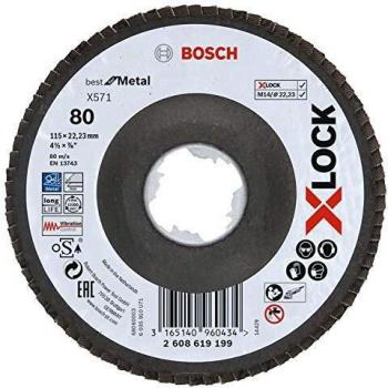 Disque à lamelles X-LOCK pour métal 115 mm K40