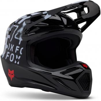 Fox V3 Seventy4 MIPS Helm Schwarz XL für männliche Fahrer