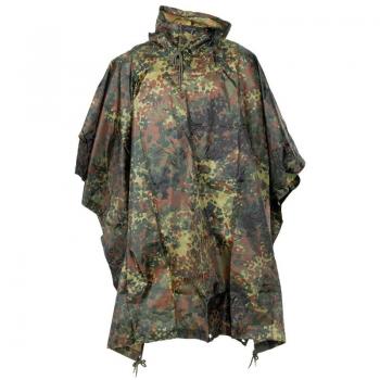 MAX Waterproof Poncho German Camo