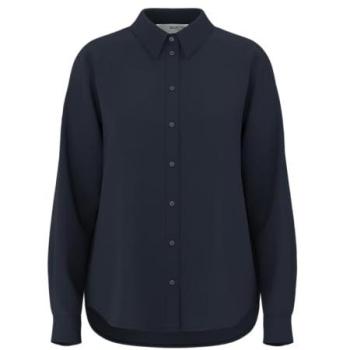 Donna Viva Camicia a Maniche Lunghe – Colore Nero Intenso