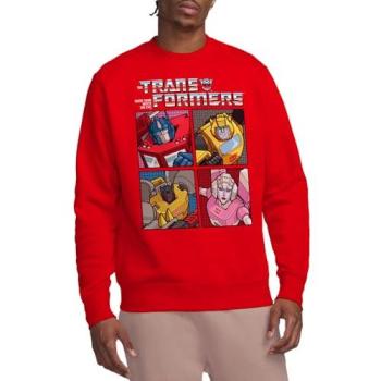 Red Large Transformer Grid Sweater – Generations Retro