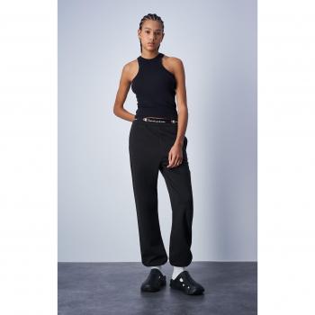Pantaloni da Allenamento in French Terry con NYC patch