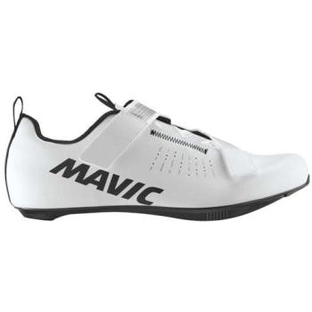Mavic Aksium Road Strapped Shoe – White, UK 12 for All Genders