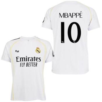 Real Madrid 25/26 Mbappé Home T-Shirt, White S Men's Edition