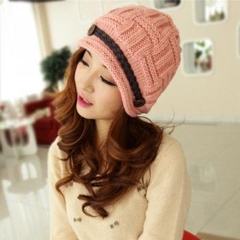 Gorro Manual de Invierno con Orejeras para Mujer