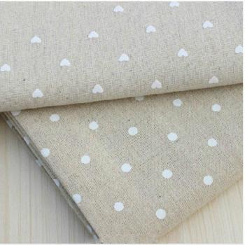 Nappe en tissu coton et lin à pois