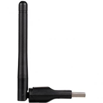 Adaptador de Red Inalámbrica USB 150 Mbps con Antena Externa