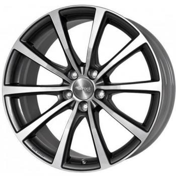 BROCK / RC B32 10.5x20 ET25 5x114.3 NB66.1 Himalaya Grey Voll Poliert