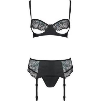 Astrida 3‑Teile Set – Bademode mit BH und Strümpfen