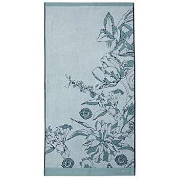 ESSENZA Malou Serviette Jacquard en Coton Bio (GPTS) Bleu 70 x 140 cm