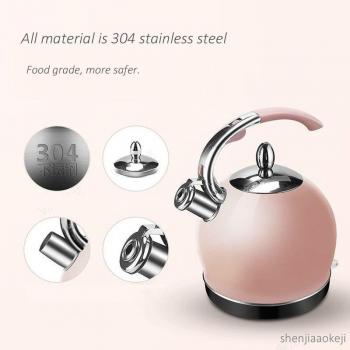 304 Stainless Steel 2L Tea Kettle with Auto Shut-Off