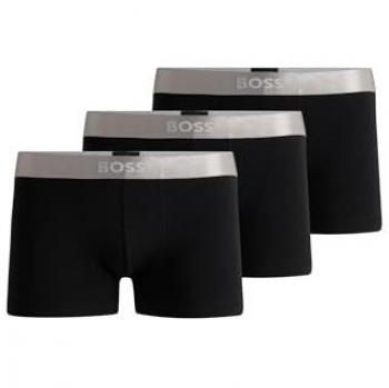 Colección Bóxer BOSS 3 Unidades, Color Metalizado Negro XXL