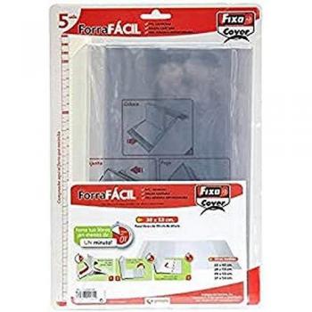 Pack con 5 forros para libros ajustables de pvc transparente 300x530mm grafoplas 8413623100804 04068 GRAFOPLAS