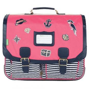 Enora Tann's Cartable 41 cm corail pour fille