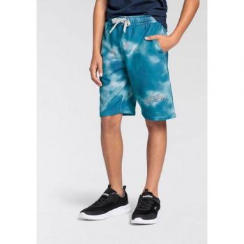 Jungenhosen KANGAROOS „Kangaroos Jungen“ – Gr. 128/134, N-Gr, blau (Batik allover)