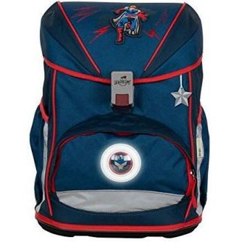 ErgoFlex Superheld LED Schulranzen-Set (5 Stück, 38 cm) – Exklusiv