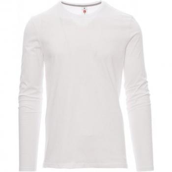 Tee-shirt blanc PINETA 3XL à manches longues PAYPER