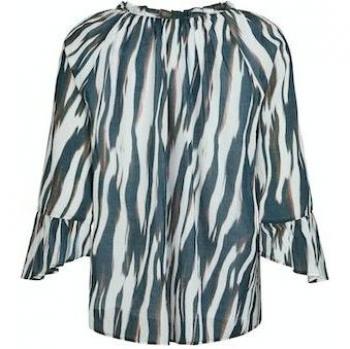 Marc Aurel Women's Multicolor Bluse – Regular Fit, Size M