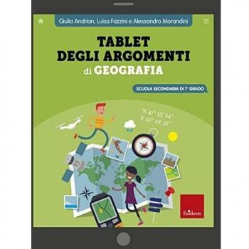 Tablet degli argomenti di geografia. Scuola secondaria di 1º grado