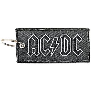 AC/DC Guitar Headstock Keyring (Black)