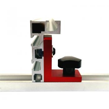 Cerca de perfil de aluminio con conector para carpintería 600mm/800mm