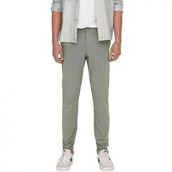 Only & Sons Onsmark Slim‑Tap 0209 – Pantslacks i grön melange
