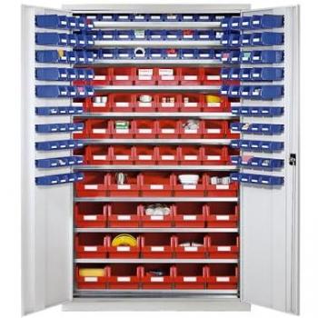 Armoire de Rangement Eurokraft Pro, Acier, 10 Cases