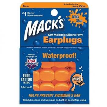 Mack's Kinder-Ohrstöpsel, Silikon, 12 Stück