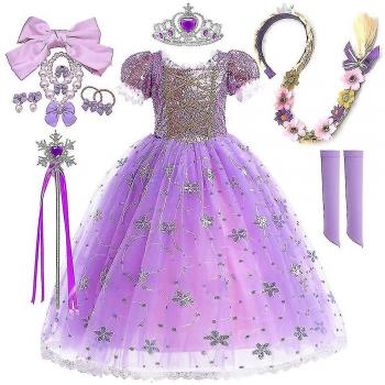 Robe de Soirée Raiponce pour Filles