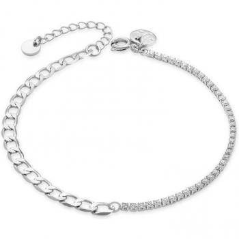 Pulsera Luxenter Africa Basic con diseño inspirado en África bañado en rodio