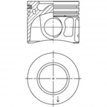 KOLBENSCHMIDT Pistone 9800484380