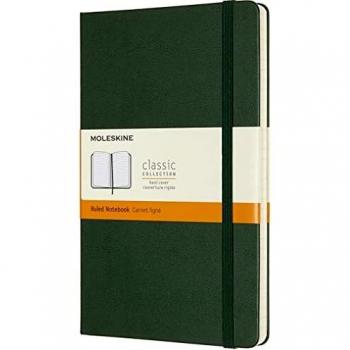 Moleskine Large Myrtled Green Notebook, 240 Pages