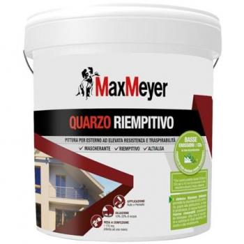 Pittura Quarzo Riempitivo MaxMeyer Esterni Bianco 14L
