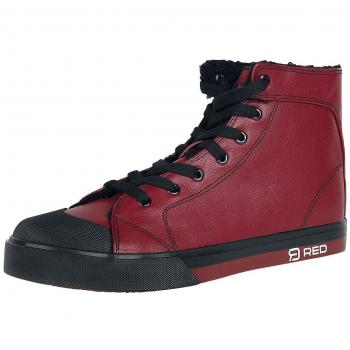 RED by EMP Walk The Line Sneaker High in Dunkelrot (EU39)