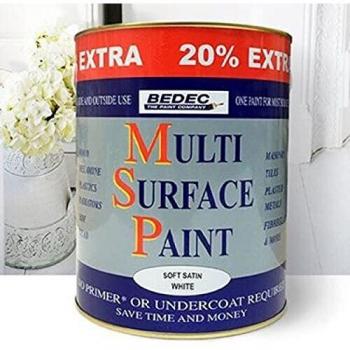 Bedex 3‑Liter Soft Satin White Paint – Promotional Offer, 20% Free Extras
