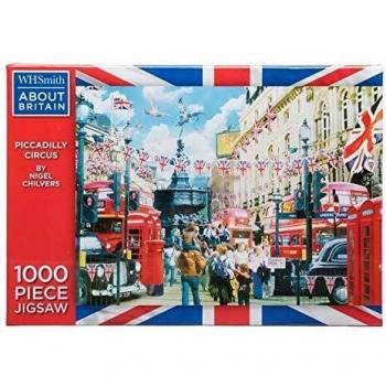 Piccadilly Circus 1000‑Piece Jigsaw Puzzle (Nigel Chilvers) – Ages 3+