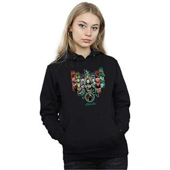 Women's Aquaman Kingdoms Solid Black Hoodie