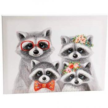 Affiche 40×30 cm Famille Raton‑Laveur