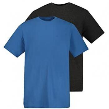 JP1880 T-Shirt Herren 2er-Pack Rundhals Übergrößen bis 8XL