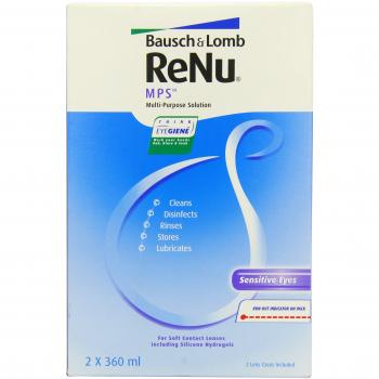 ReNu MPS Sensitive Eye Drops – Bausch & Lomb, 2 × 360 ml