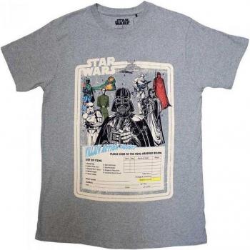 Maglietta Grigia Unisex con Action Figures di Star Wars