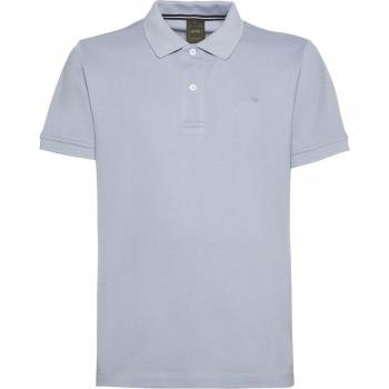 Polo de la marque Geox, tissu organique, couleur gris doux – XL