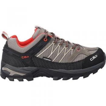 CMP Rigel Low Waterproof Grigio Scuro Nero Rosso 46
