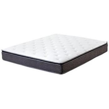 Beliani Super King Size Pocket Spring Mattress, 6ft, 5 Zone, Bamboo Fabric Medium Joy
