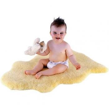 Kaiser: Peau d'agneau naturelle pour literie (80-90 cm)