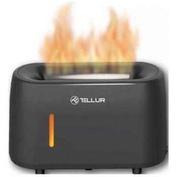 Difusor Tellur Flame de Aceites Esenciales Ultrasónico 240 ml con Mando a Distancia y Luz LED