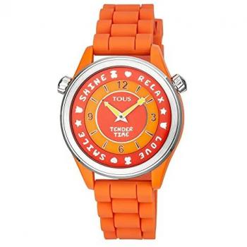 Tous Reloj Mujer Tender Time Acero Rosado con Banda Verde
